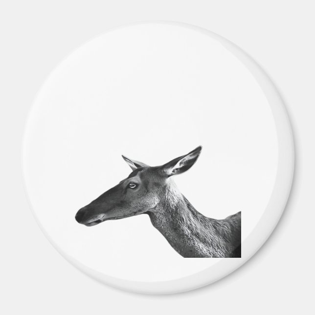 Oh Deer Modern Aesthetic Vibe  Magnet (Front)