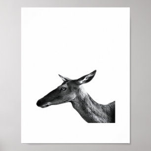 Oh Deer Modern Aesthetic Vibe  Poster
