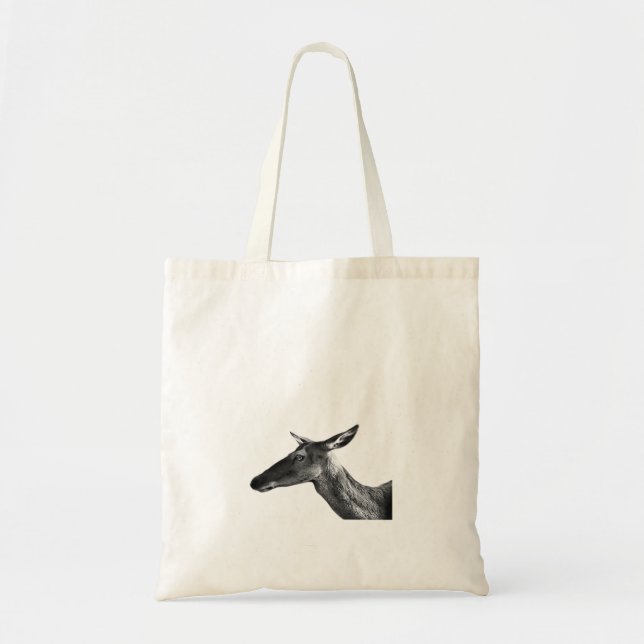 Oh Deer Modern Aesthetic Vibe Tote Bag (Front)
