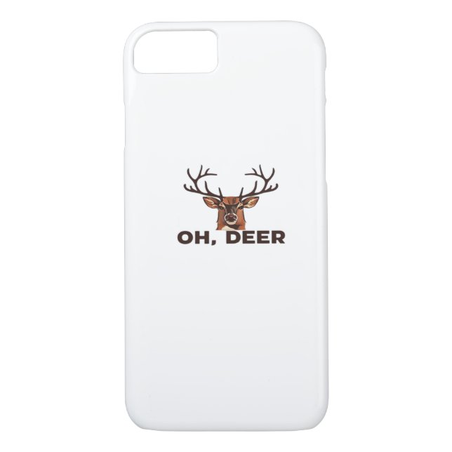 Oh Deer Modern Clean Design  Case-Mate iPhone Case (Back)