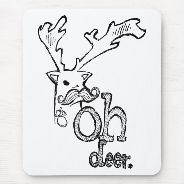 Oh Deer Mouse Mat (Front)