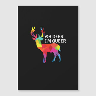 Oh Deer Queer Funny Pun LGBT Pride Design