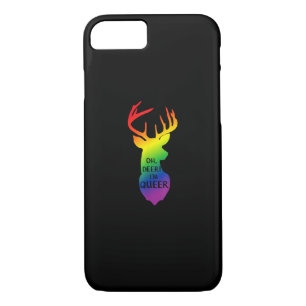 Oh Deer Queer Pride Celebration Funny LGBT Gift  iPhone 8/7 Case