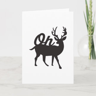 Oh Deer Retro Classic Vibe Card