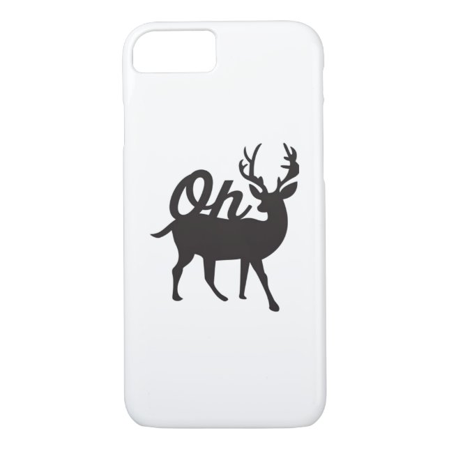 Oh Deer Retro Classic Vibe  Case-Mate iPhone Case (Back)