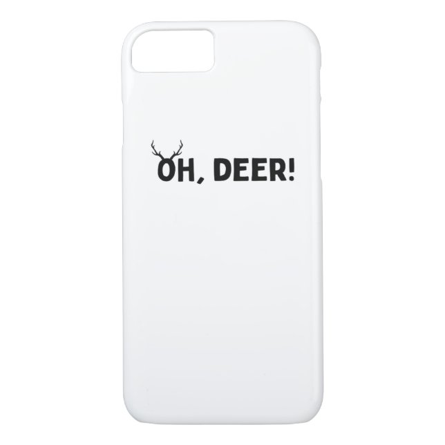 Oh Deer Simple Aesthetic  Case-Mate iPhone Case (Back)