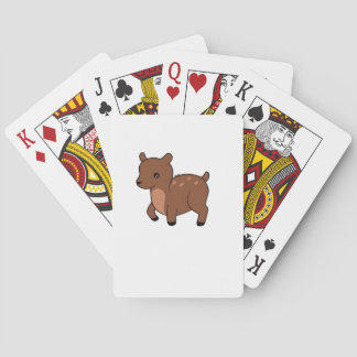 Oh Deer Soft Minimal Design  Playing Cards