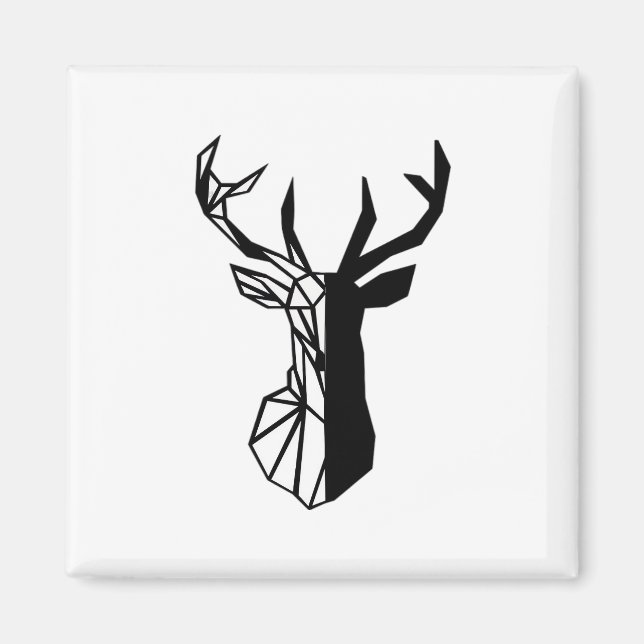 Oh Deer Soft Minimal Vibe  Magnet (Front)