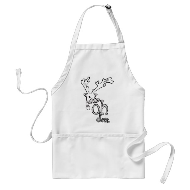 Oh Deer Standard Apron (Front)