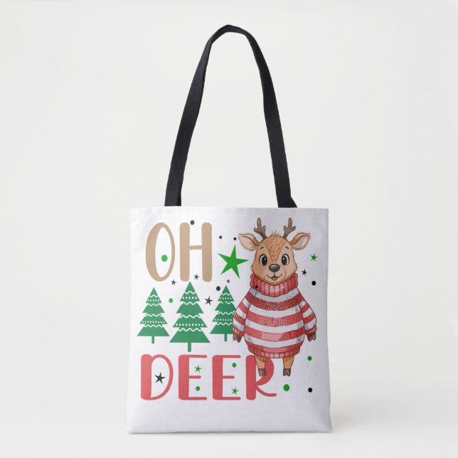 Oh Deer Tote Bag (Front)