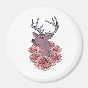 Oh Deer Trendy Minimal Aesthetic Magnet