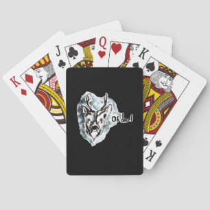 Oh Deer Trendy Modern Style Playing Cards