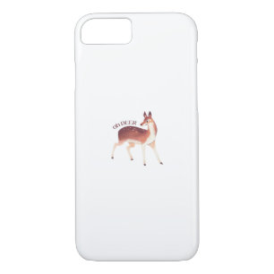 Oh Deer Whimsical Creative Design iPhone 8/7 Case