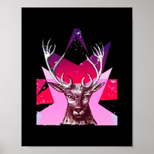 Oh Deer Whimsical Creative Design  Poster