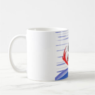 "Oh deer!" with deer's hornes and snow Coffee Mug