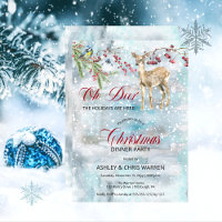 Oh Deer Woodland Animals Winter Christmas Party