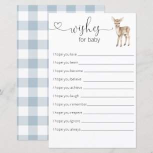 Oh Deer Woodland Baby Shower  Wishes For Baby 