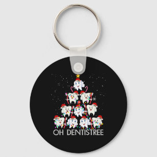 Oh Dentistree Fun Xmas Christmas Dentist Dental Is Key Ring