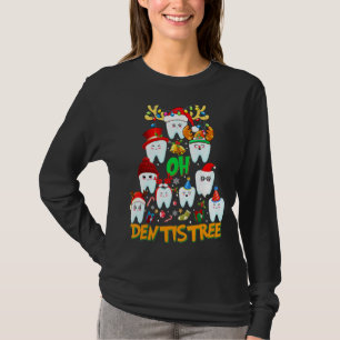 Oh Dentistree Funny Xmas Christmas Dentist Dental T-Shirt