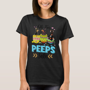 Oh For Dobermann Sake Easter Bunny Ear Egg T-Shirt