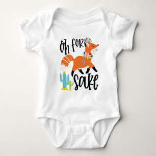 Oh For FOX Sake Baby Bodysuit