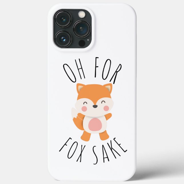 Oh for Fox Sake Case-Mate iPhone Case (Back)
