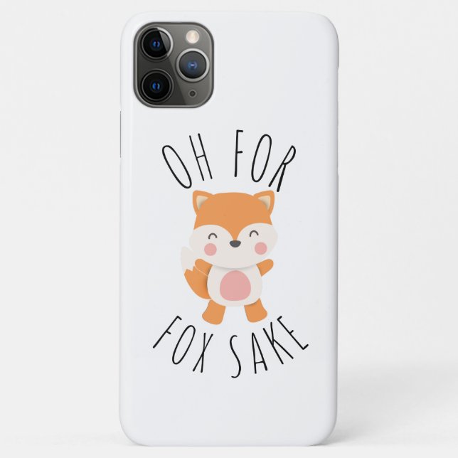 Oh for Fox Sake Case-Mate iPhone Case (Back)