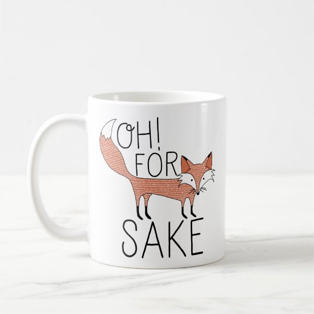 Oh! For Fox Sake Coffee Mug (Left)