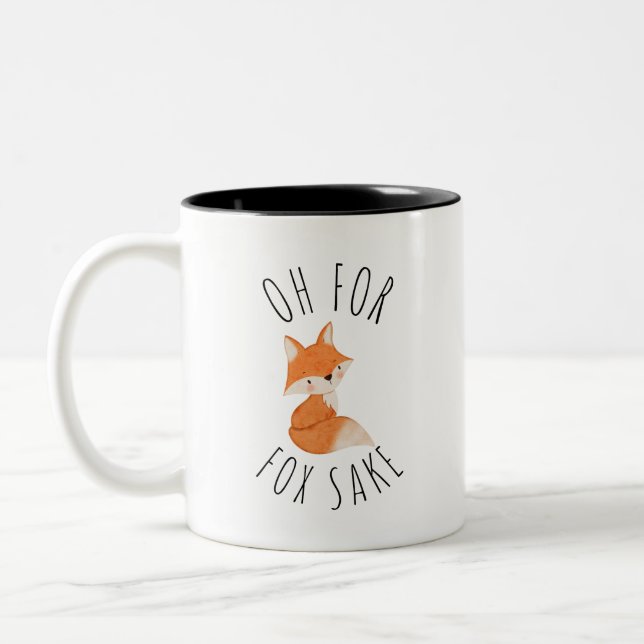 Oh for Fox Sake     Coffee Mug (Left)