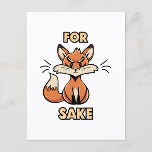 oh for fox sake enclosure card