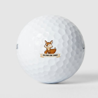 Oh for fox sake golf balls