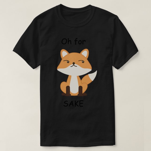 Oh for fox sake Long Sleeve T-Shirt (Design Front)
