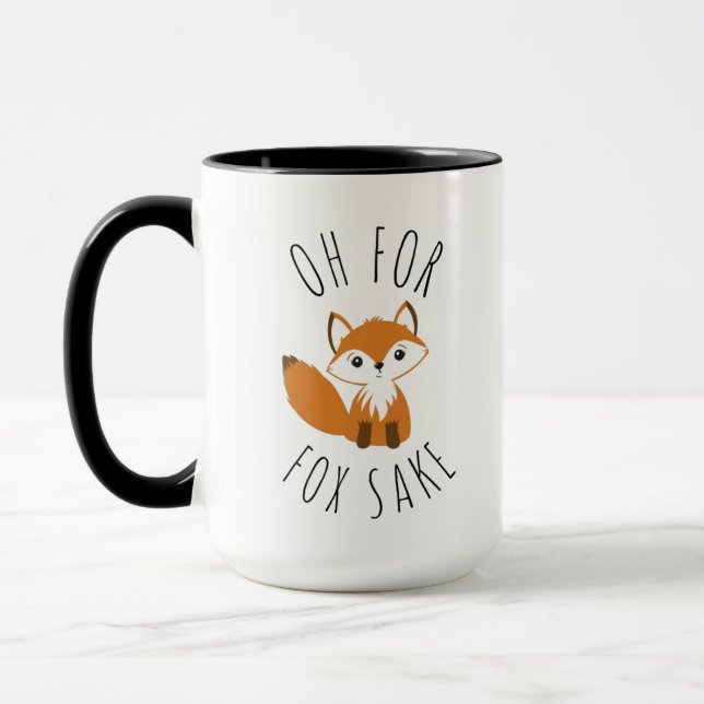 Oh for Fox Sake Mug (Left)