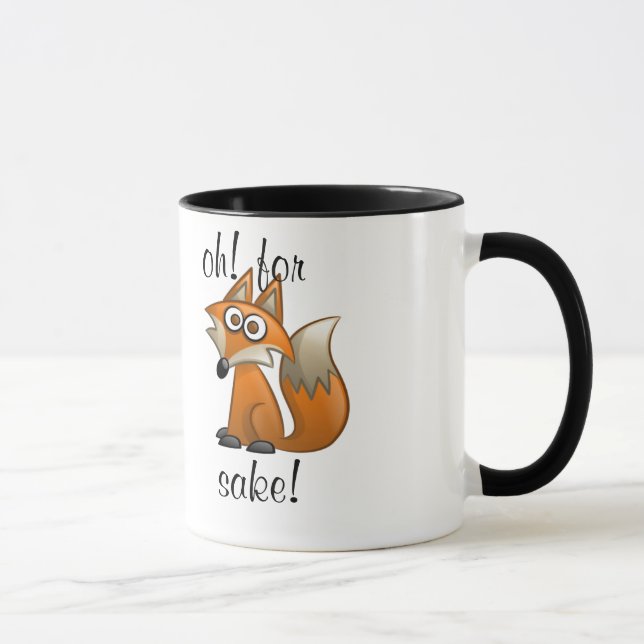 oh for "fox"sake mug (Right)