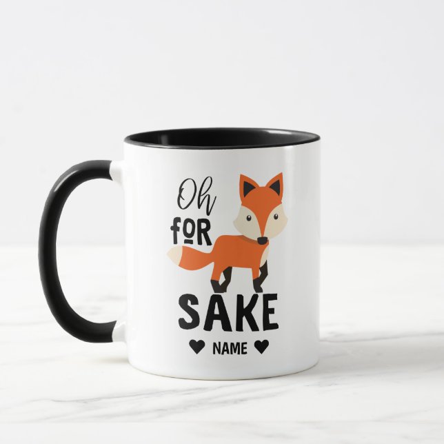 Oh For Fox Sake Mug (Left)