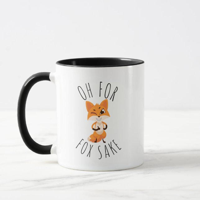 Oh for Fox Sake  Mug (Left)