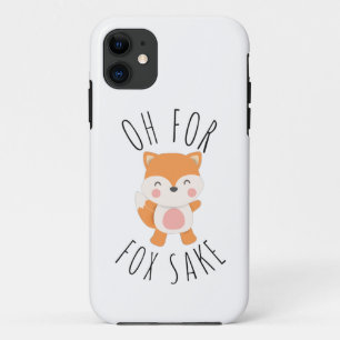 Oh for Fox Sake Square iPhone 11 Case