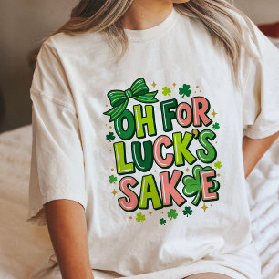 Oh For Lucks Sake St Patricks Day Tri-Blend Shirt