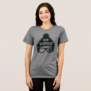 Oh Fudge Beanie Christmas Tri-Blend Shirt