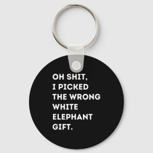 Oh Funny White Elephant For Adults Under 15 20 Key Ring