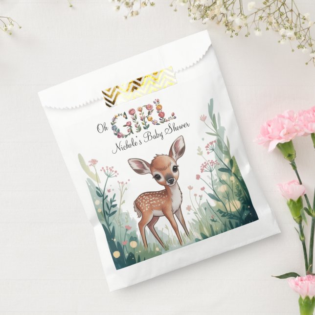 Oh Girl: Little Deer Fawn Girl Baby Shower Favour Bags (Sealed)