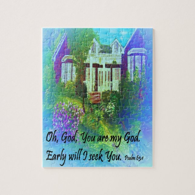 Oh God You are my God Jigsaw Puzzle (Vertical)