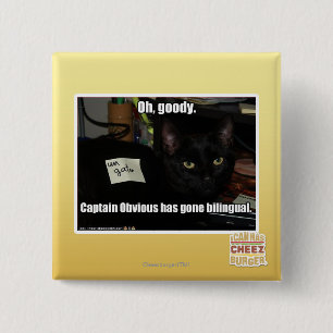 Oh, goody. 15 cm square badge