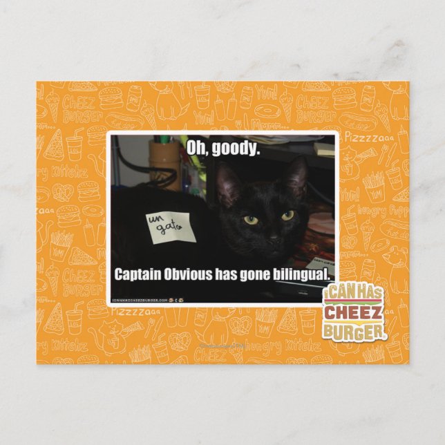 Oh, goody. postcard (Front)