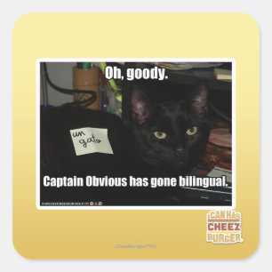 Oh, goody. square sticker