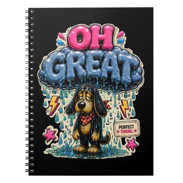 Oh Great Personalised Funny Sarcastic Notebook (Front)
