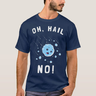 Oh Hail   Funny Hailstone Hell T-Shirt