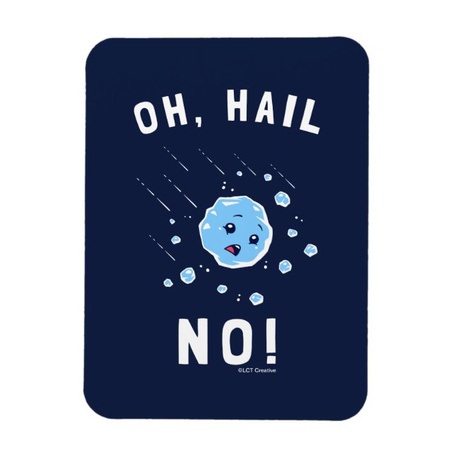 Oh Hail No Magnet (Vertical)