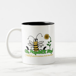Oh HapBee Day Two-Tone Coffee Mug