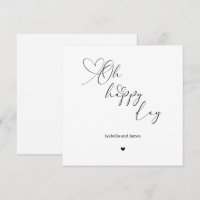 Oh Happy Day Heart Embellished Wedding 